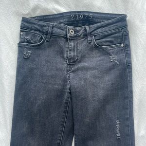 Zara Distressed Blqck Jeans